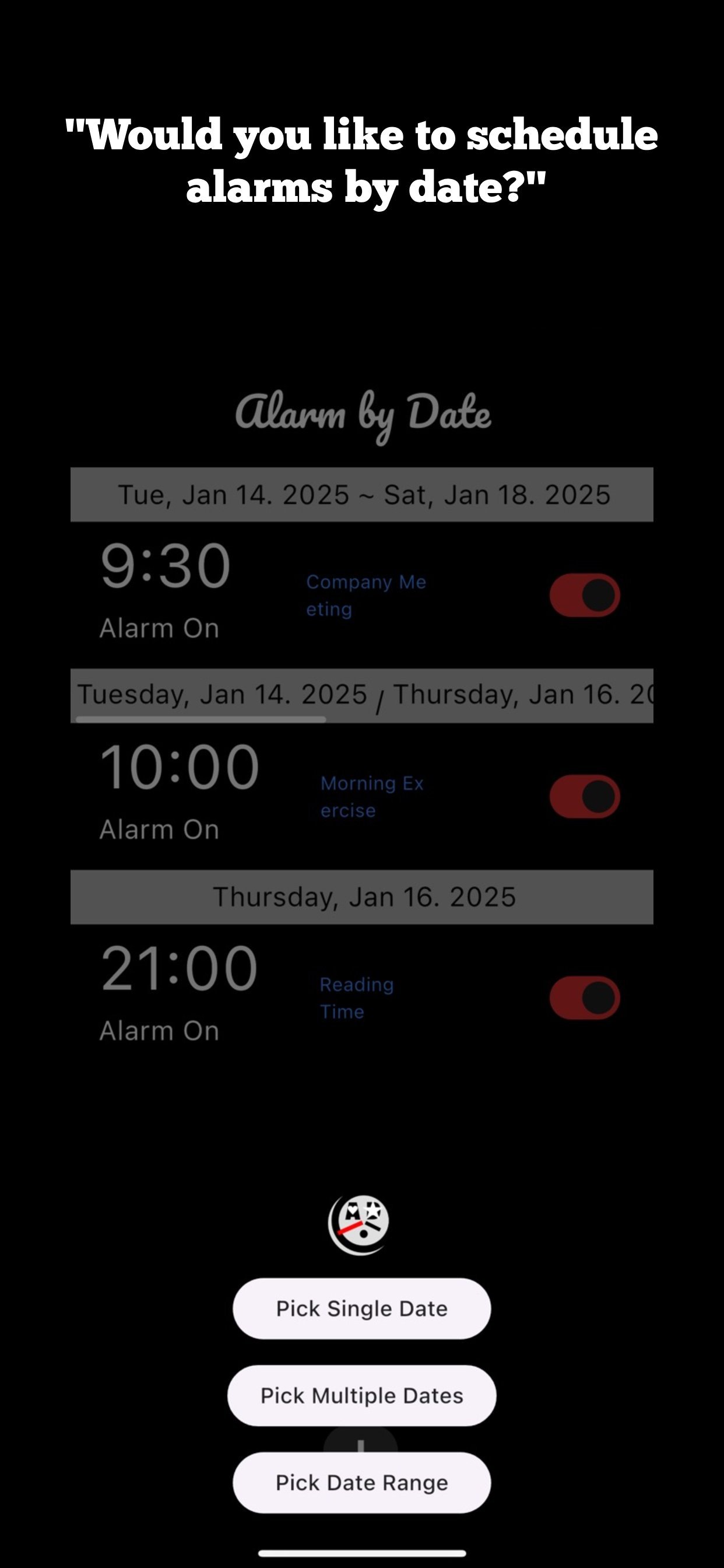 Alarm screenshot 1