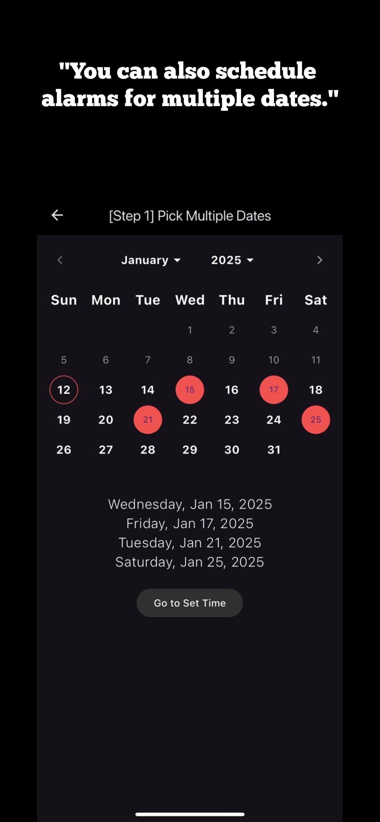 Alarm screenshot 3